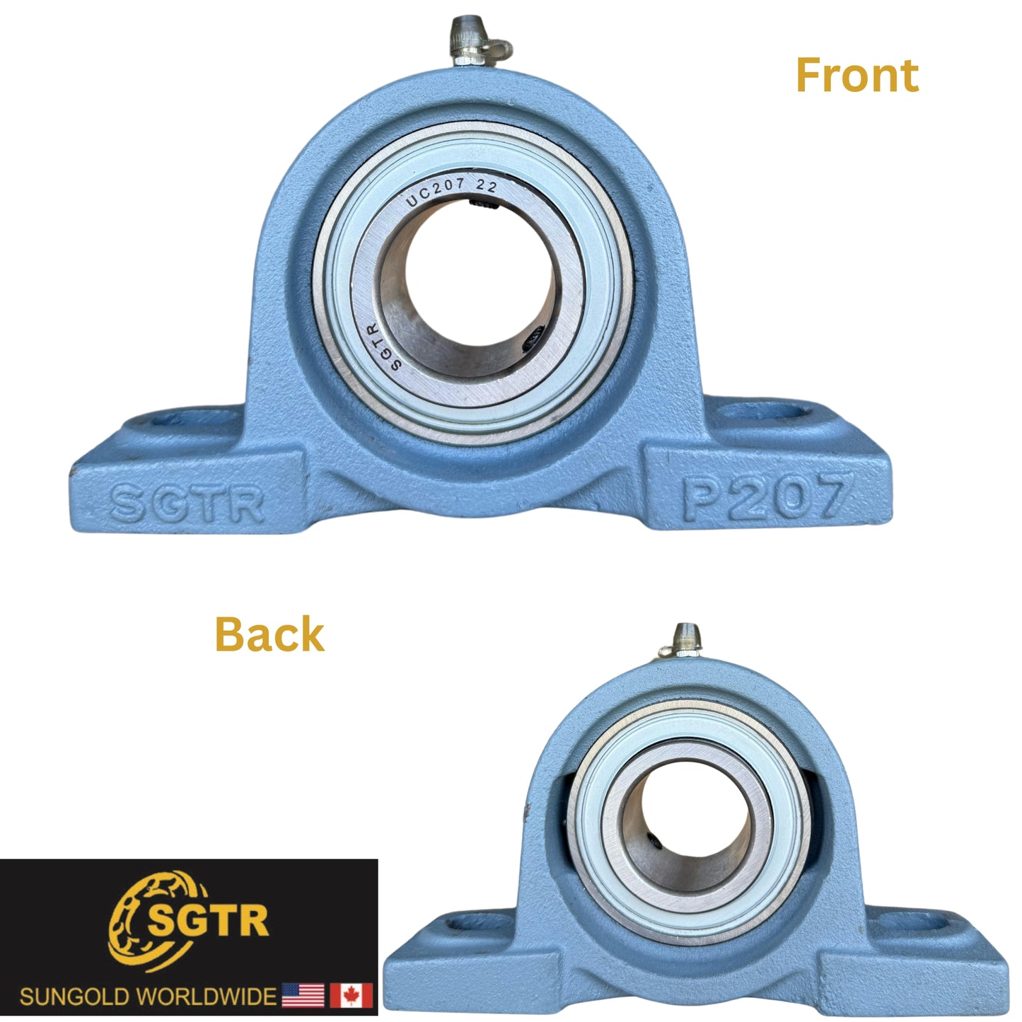 UCP207-22 Pillow Block Bearing 1-3/8" Bore
