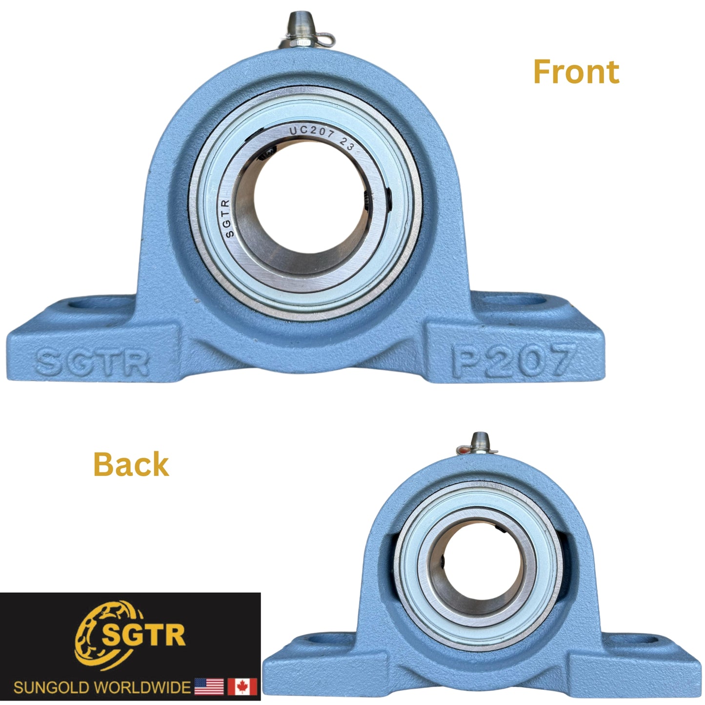 UCP207-23 Pillow Block Bearing 1-7/16" Bore