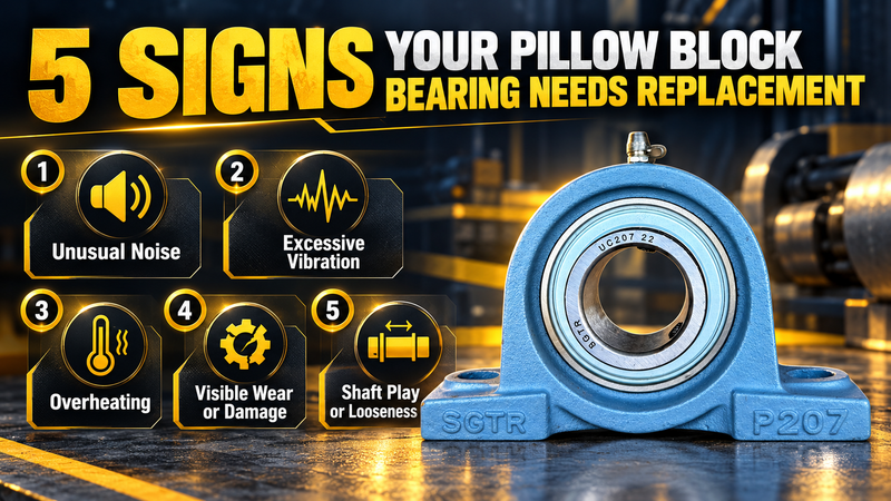 5 Signs Your Pillow Block Bearing Needs Replacement
