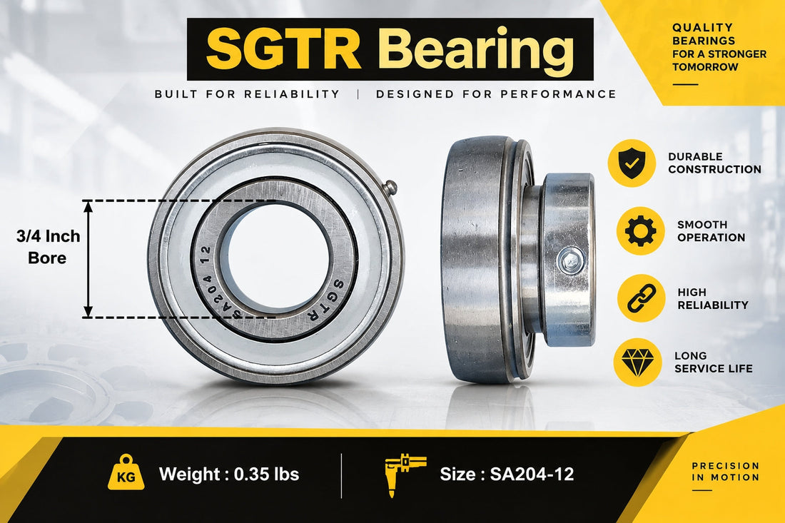 SA204-12 3/4-Inch Bore Insert Bearing: Size, Features & Applications
