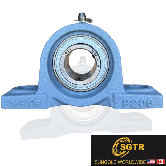 UCP206-19 Pillow Block Bearing 1-3/16" Bore