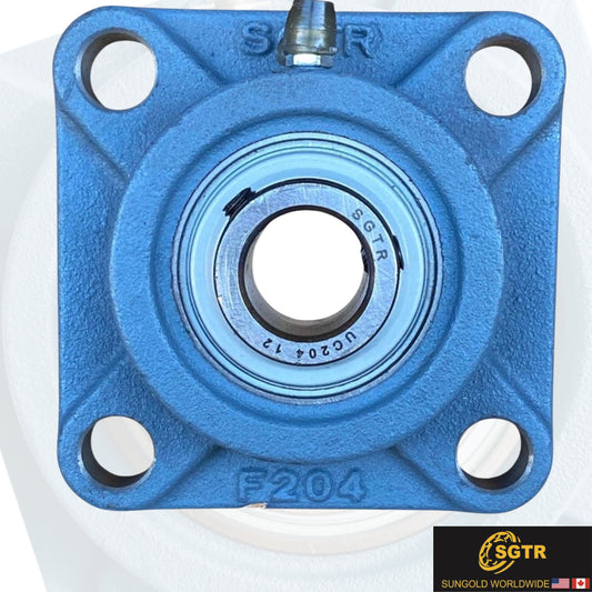 UCF204-12 4-Bolt Square Flange Bearing, 3/4" inch Bore