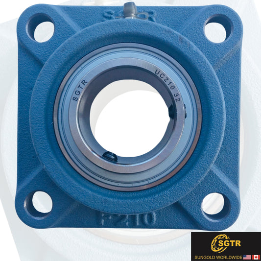 UCF210-32 Pillow Block Square Flange Mounted Bearing 2" Bore
