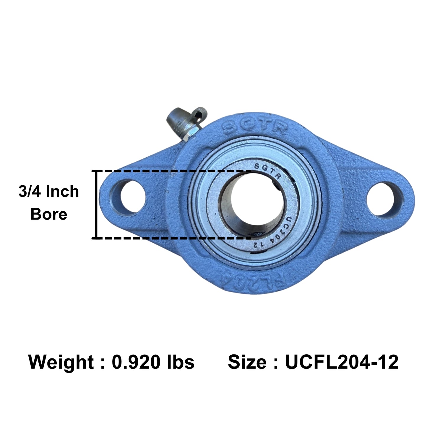 UCFL204-12 Two-Bolt Flange Bearing 3/4" Inch Bore