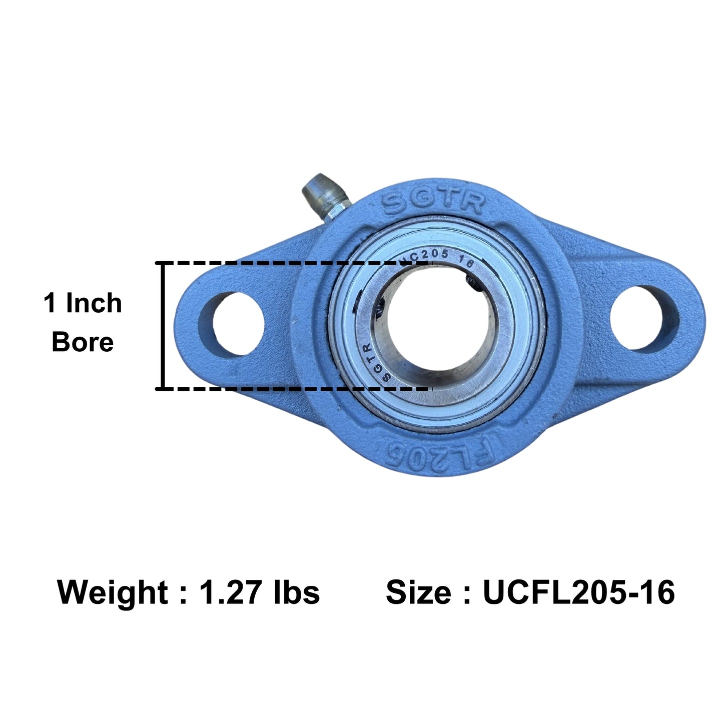 UCFL205-16 Two-Bolt Flange Bearing 1" Inch Bore