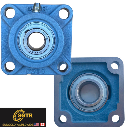 UCF204-12 4-Bolt Square Flange Bearing, 3/4" inch Bore