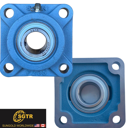 UCF205-16 4-Bolt Square Flange Bearing, 1" inch Bore