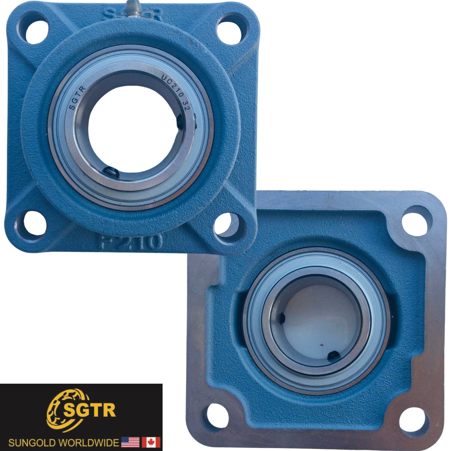UCF210-32 Pillow Block Square Flange Mounted Bearing 2" Bore