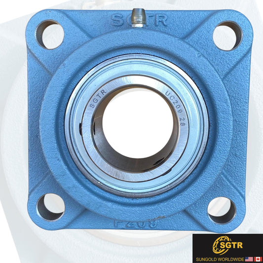UCF209-28 4-Bolt Square Flange Bearing, 1-3/4" inch Bore