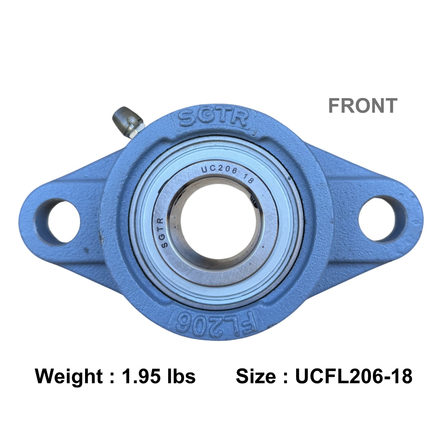 UCFL206-18 Two-Bolt Flange Bearing 1-1/8" Inch Bore