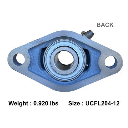 UCFL204-12 Two-Bolt Flange Bearing 3/4" Inch Bore