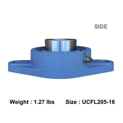 UCFL205-16 Two-Bolt Flange Bearing 1" Inch Bore