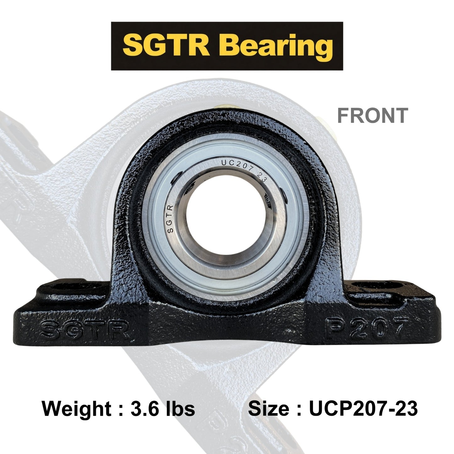 UCP207-23 Pillow Block Bearing 1-7/16" inch Bore