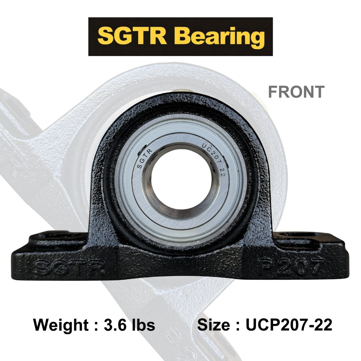 UCP207-22 Pillow Block Bearing 1-3/8" inch Bore