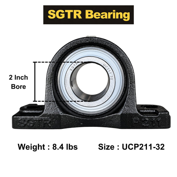 UCP211-32 Pillow Block Bearing 2" inch Bore